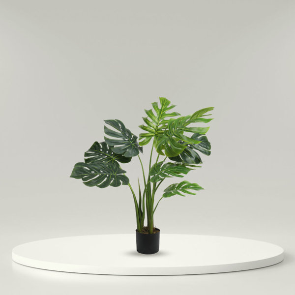 BIRCHCITY 36" Artificial Monstera Plant Faux Potted Monstera Plant